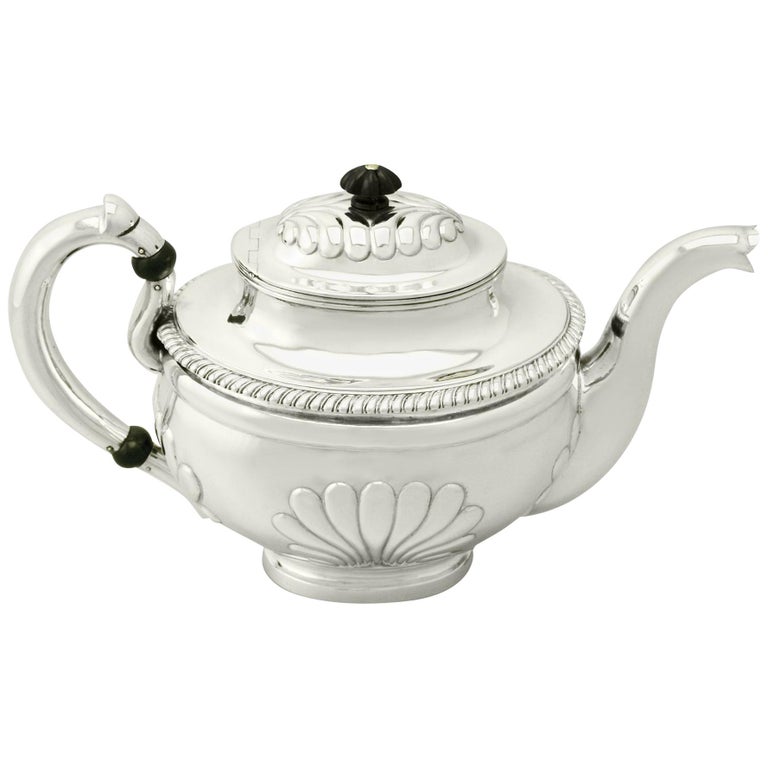 1835 Antique Finnish Silver Teapot For Sale at 1stdibs