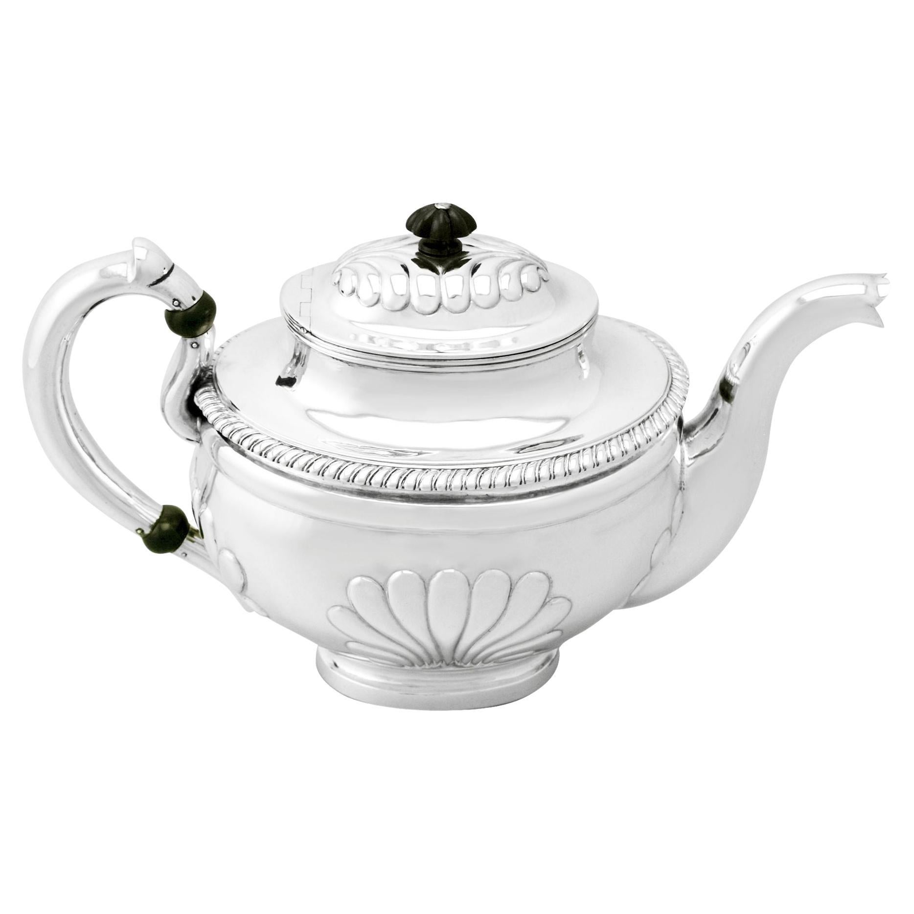 1835 Finnish Silver Teapot For Sale
