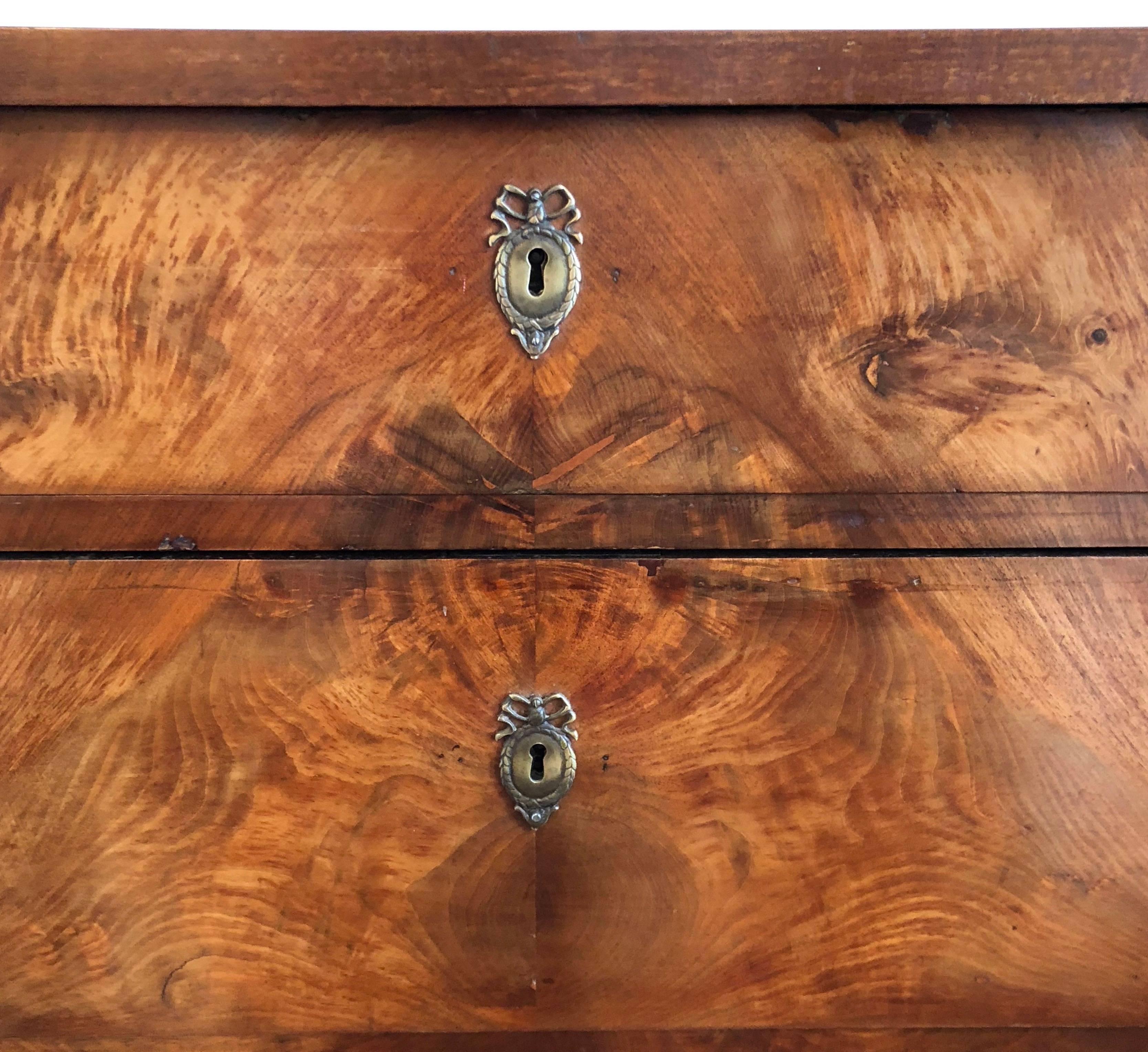 Beautiful Biedermeier style mahogany two-door chest in impeccable condition!