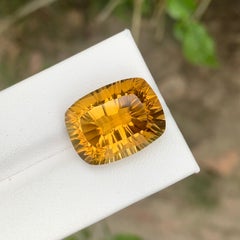 18.35 Carat Natural Loose Citrine Gemstone From Brazil