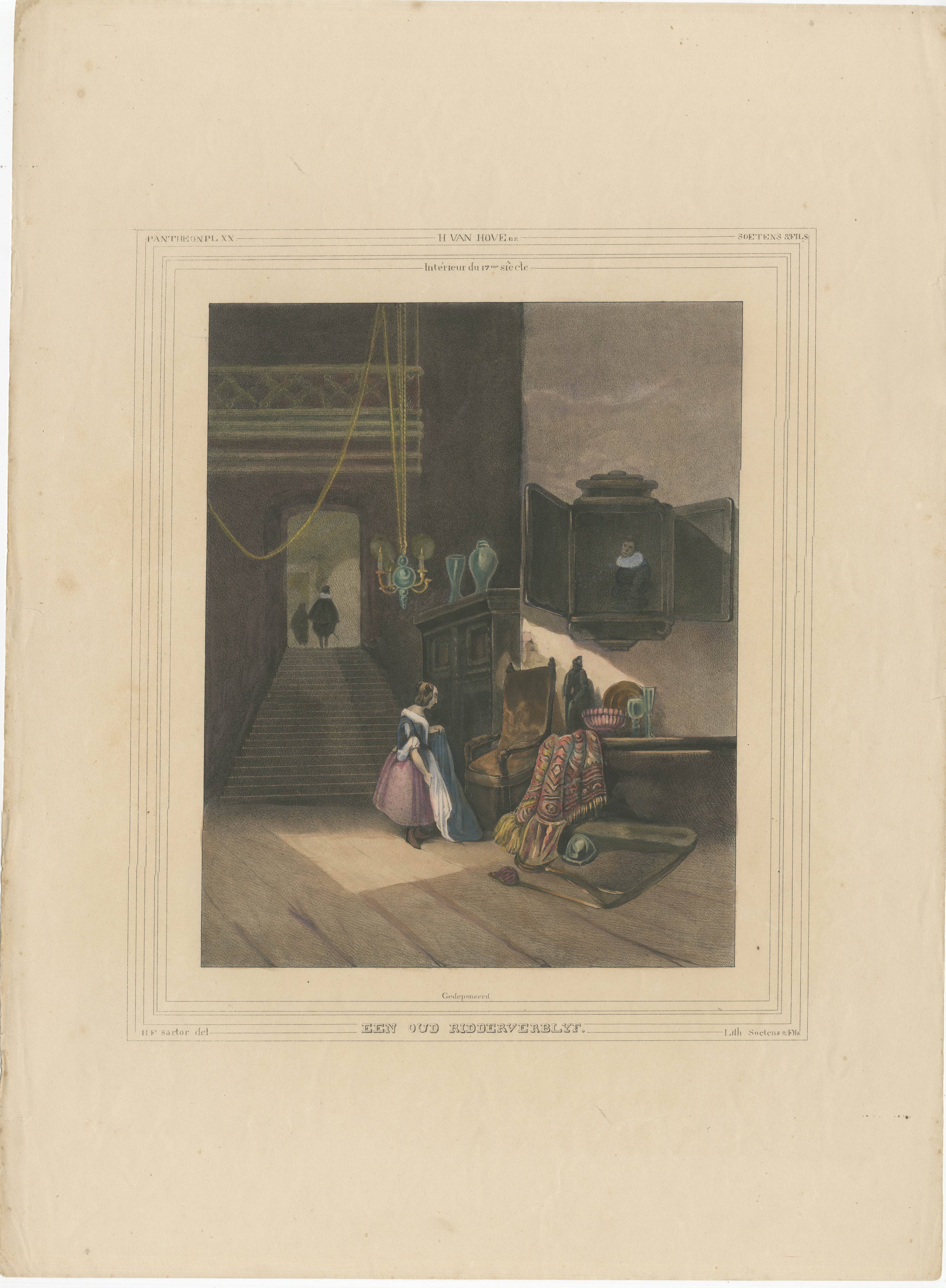 The print titled 