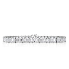 18.35ct Emerald Cut Tennis Bracelet