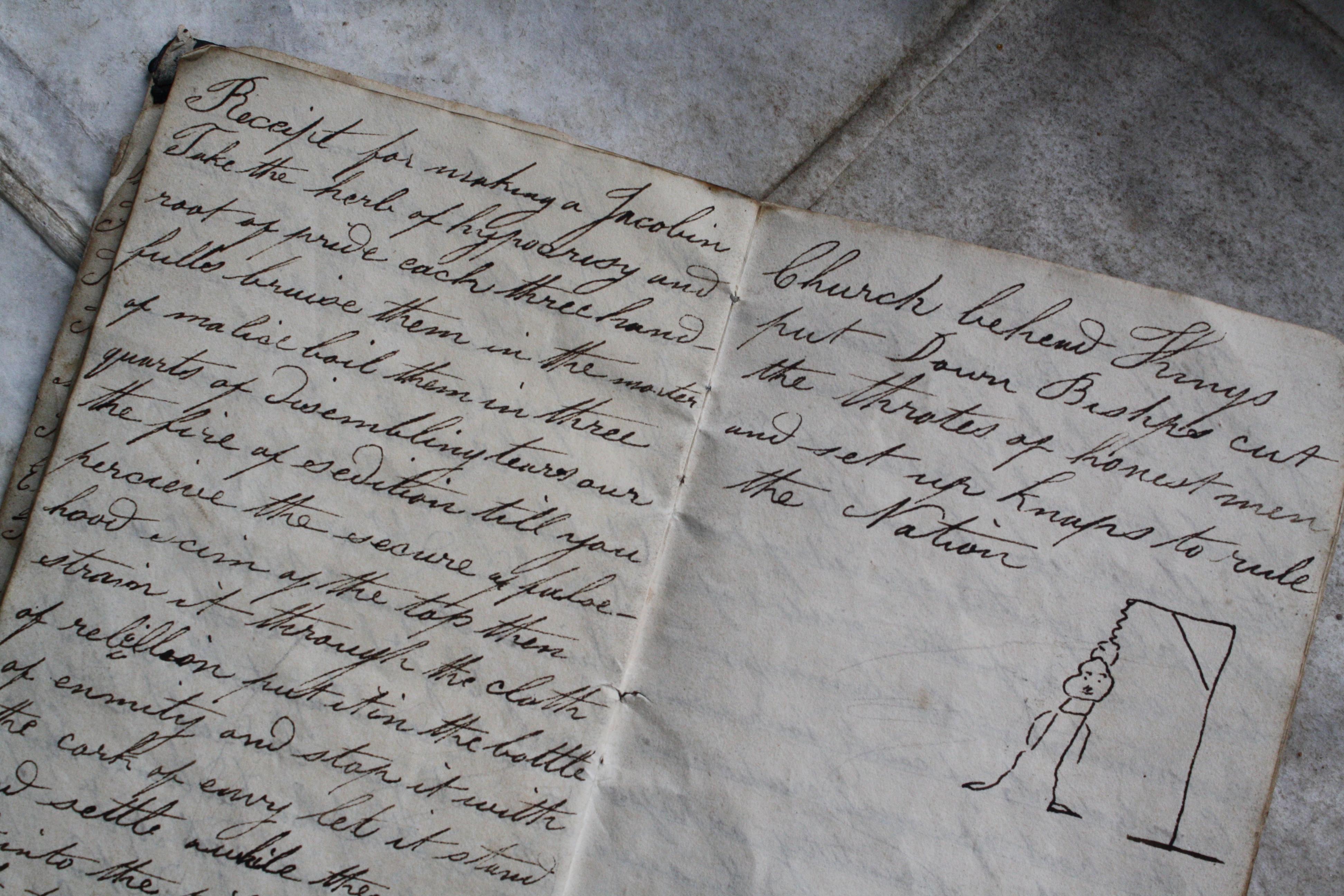 1836 Hand Written Memorandum of Epitaphs, Recipes, Potions & Comical Stories 4