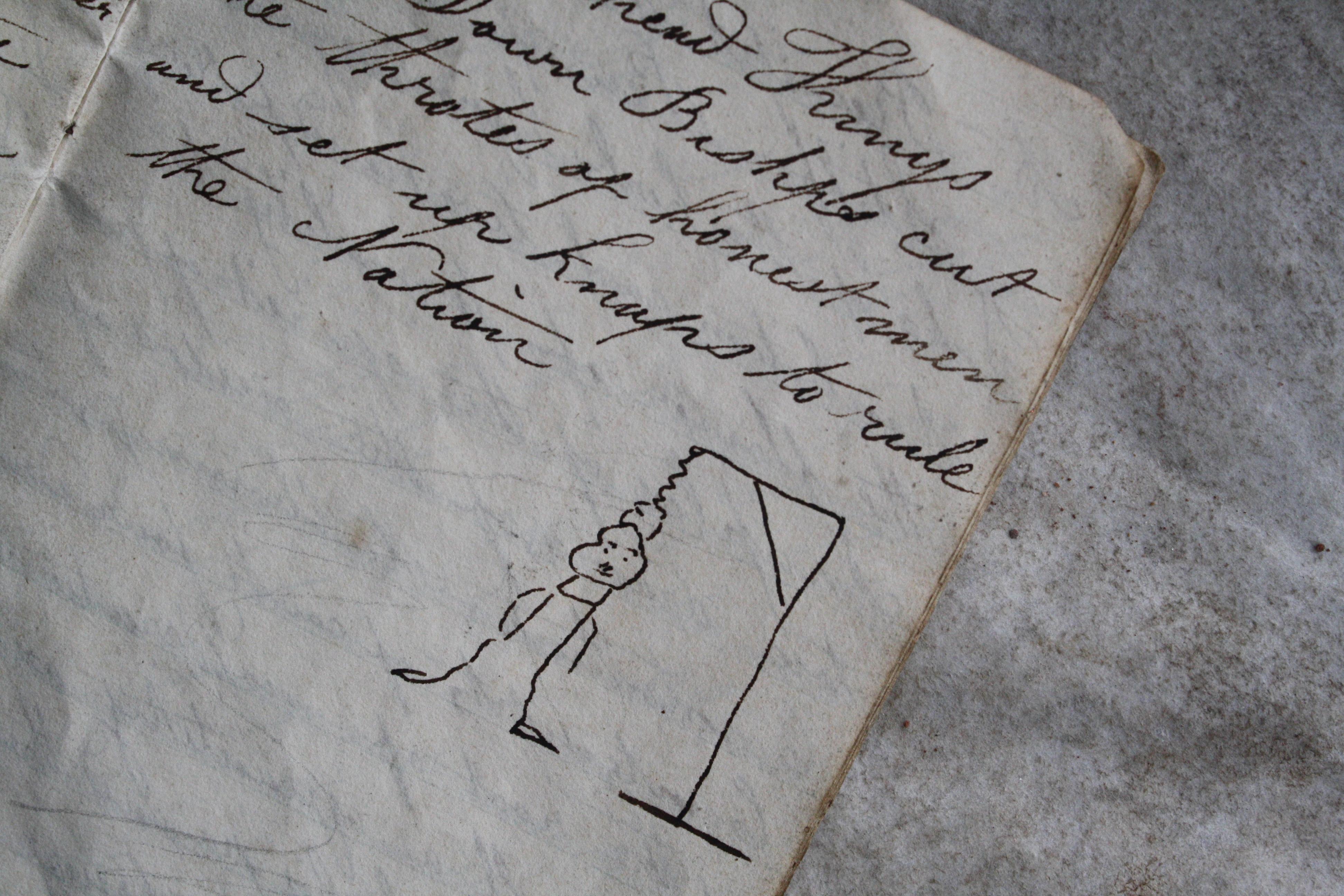 1836 Hand Written Memorandum of Epitaphs, Recipes, Potions & Comical Stories 5