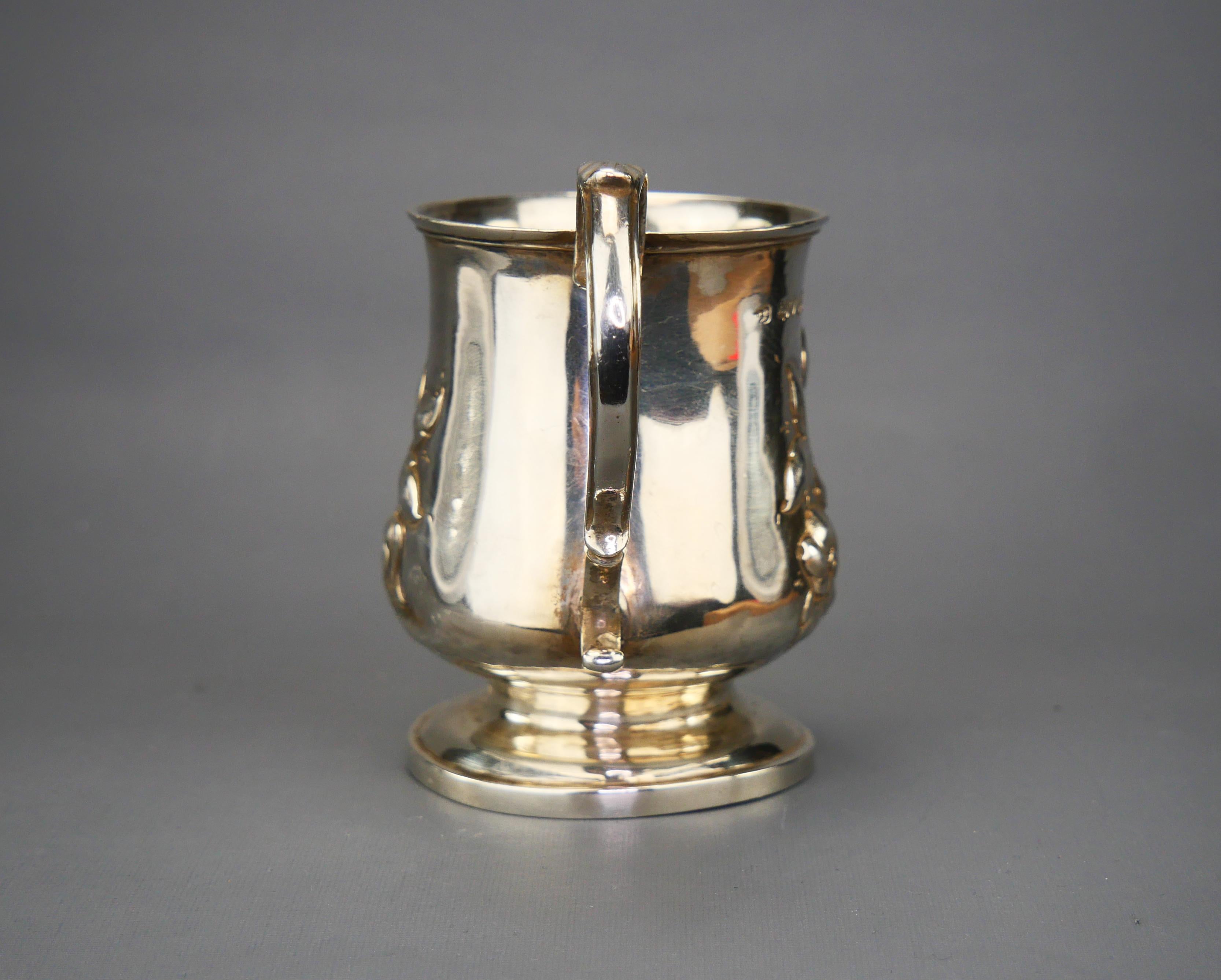 1838 Copa victoriana británica W.Stocker de plata de ley 925 maciza / 130 gr en venta 1