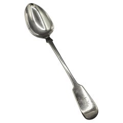 1838 English Sterling Silver Basting Spoon by Charles Lias