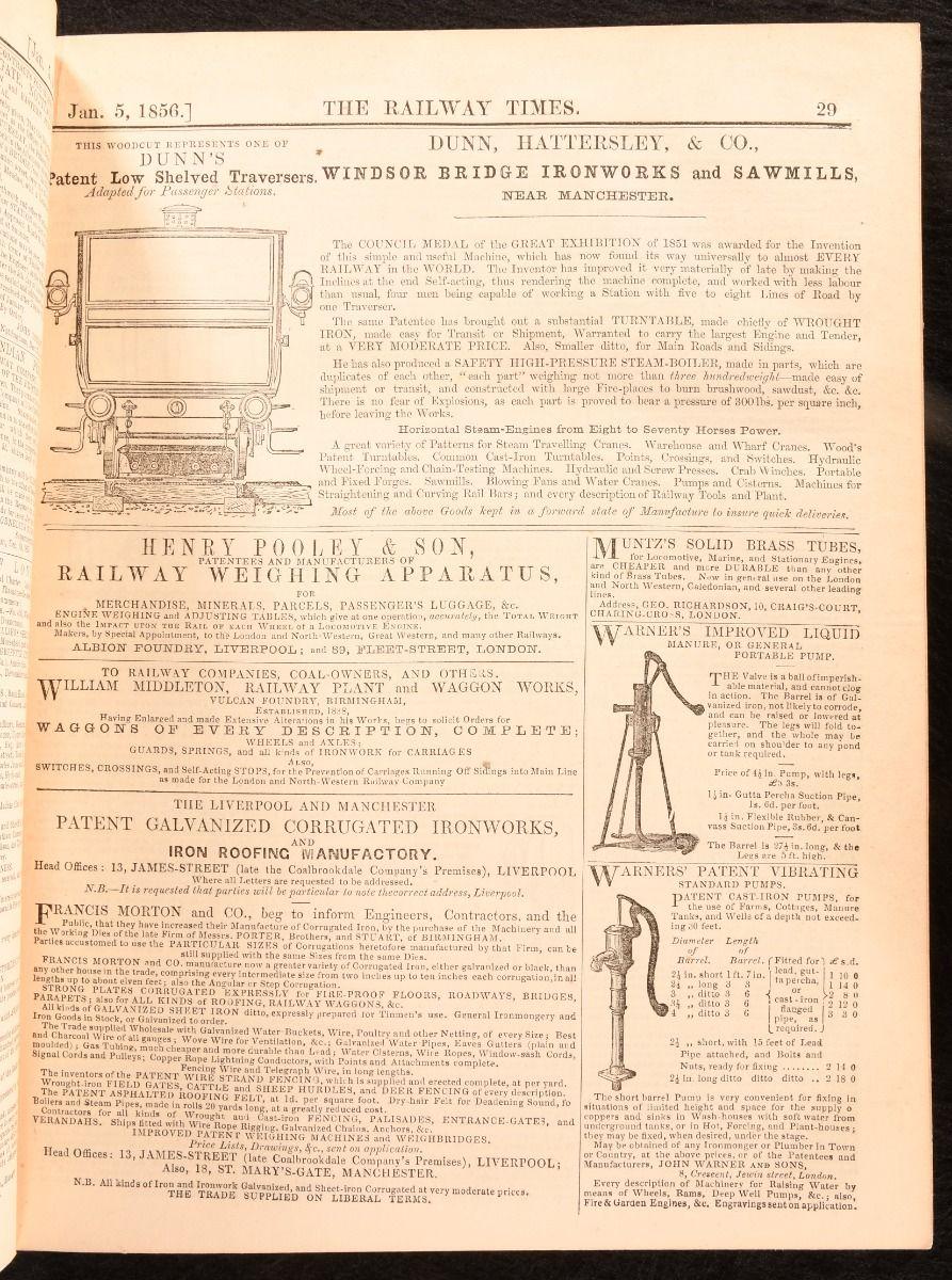 1839-63 The Railway Times in vendita 6