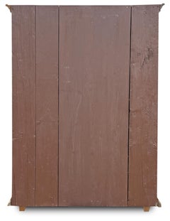 1839 Blue Floral Painted Cabinet