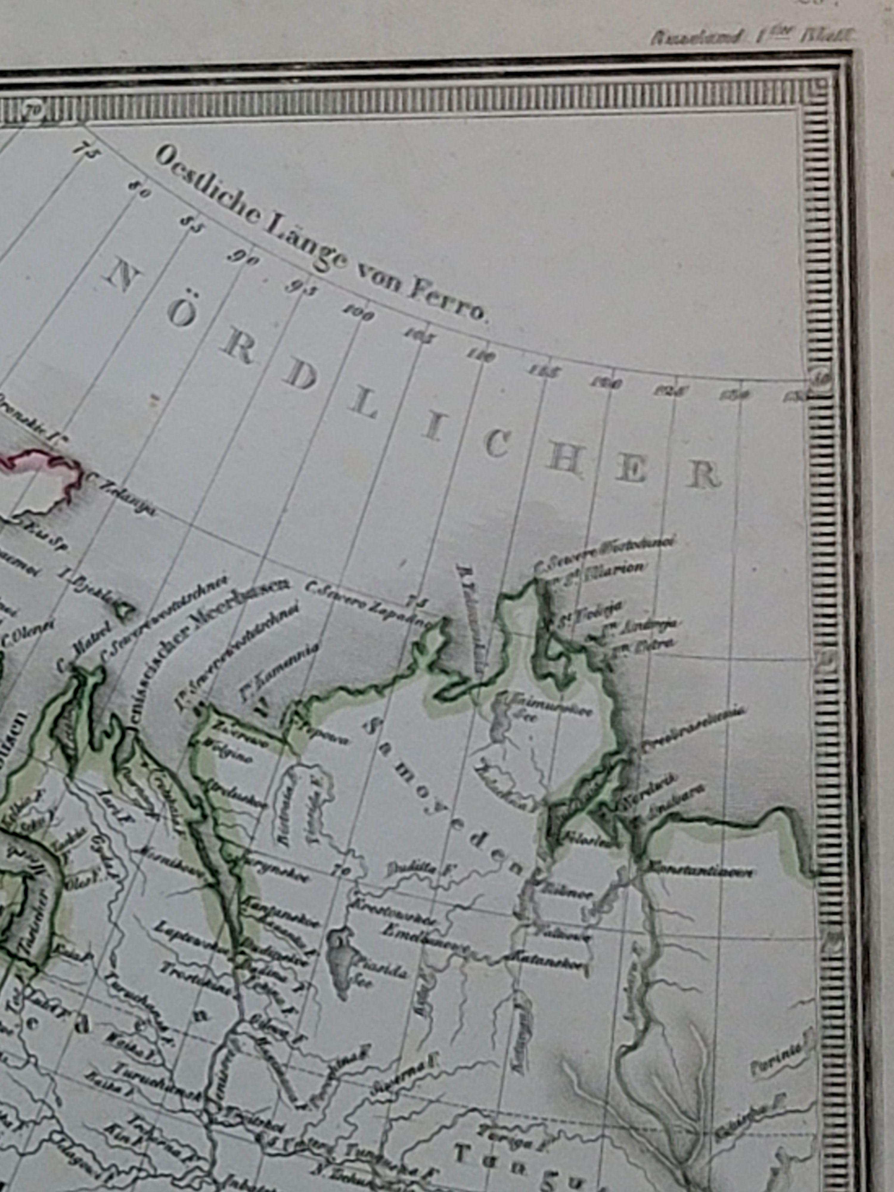XIXe siècle Carte de la carte des 
