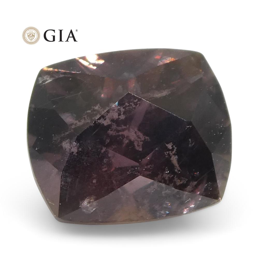 1.83 Carat Cushion Purplish Pink Sapphire GIA Certified East Africa Unheated For Sale 7