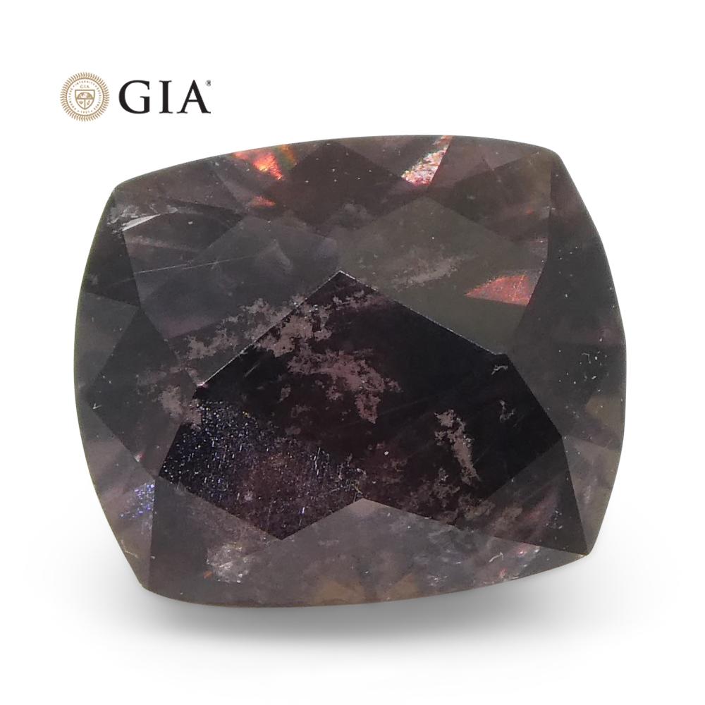 1.83 Carat Cushion Purplish Pink Sapphire GIA Certified East Africa Unheated For Sale 8