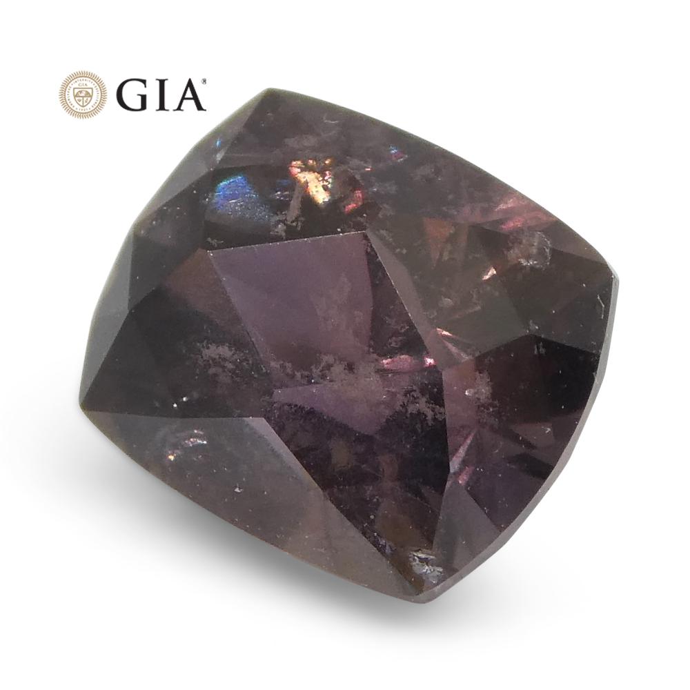 1.83ct Cushion Purplish Pink Sapphire GIA Certified East Africa Unheated For Sale 10