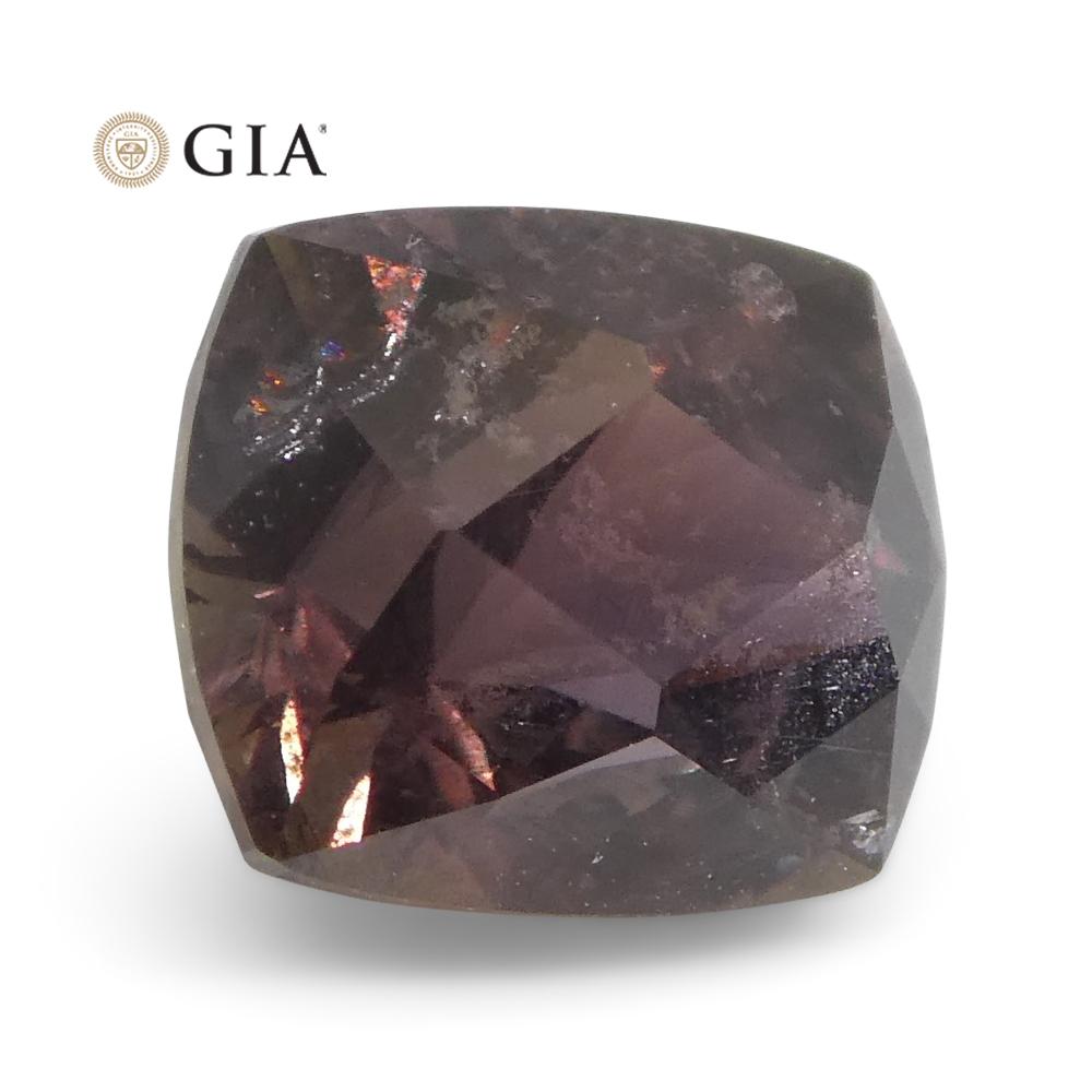 1.83ct Cushion Purplish Pink Sapphire GIA Certified East Africa Unheated For Sale 1