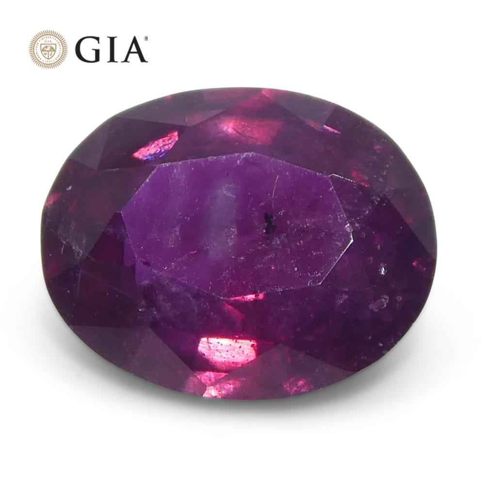 This is a stunning GIA Certified Ruby



The GIA report reads as follows:

GIA Report Number: 5231365117
Shape: Oval
Cutting Style:
Cutting Style: Crown: Brilliant Cut
Cutting Style: Pavilion: Step Cut
Transparency: Transparent
Colour: