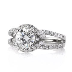 1.83ct Round Brilliant Cut Diamond Engagement Ring