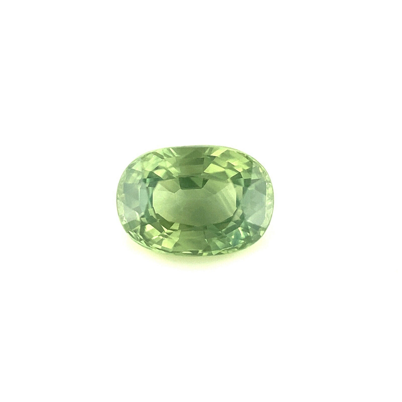 1.83ct Zaffiro Australiano Verde Vivido Taglio Ovale Rara Gemma Sciolta