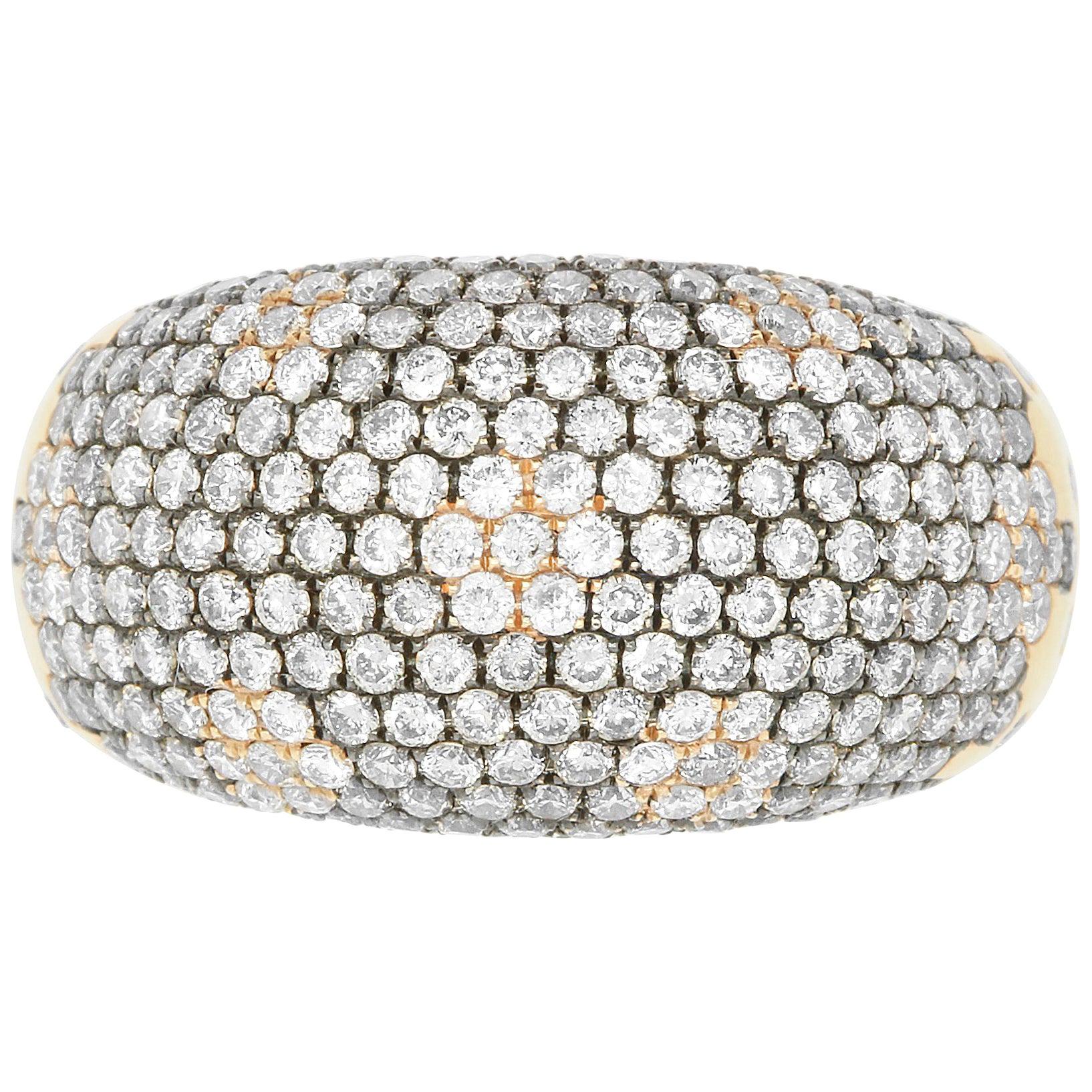 1.84 Carat Natural Champagne and Diamond Ring