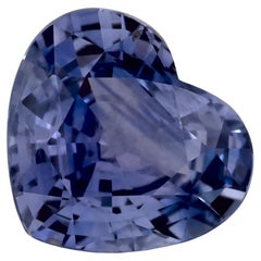 1.84 Ct Blue Sapphire Heart Loose Gemstone