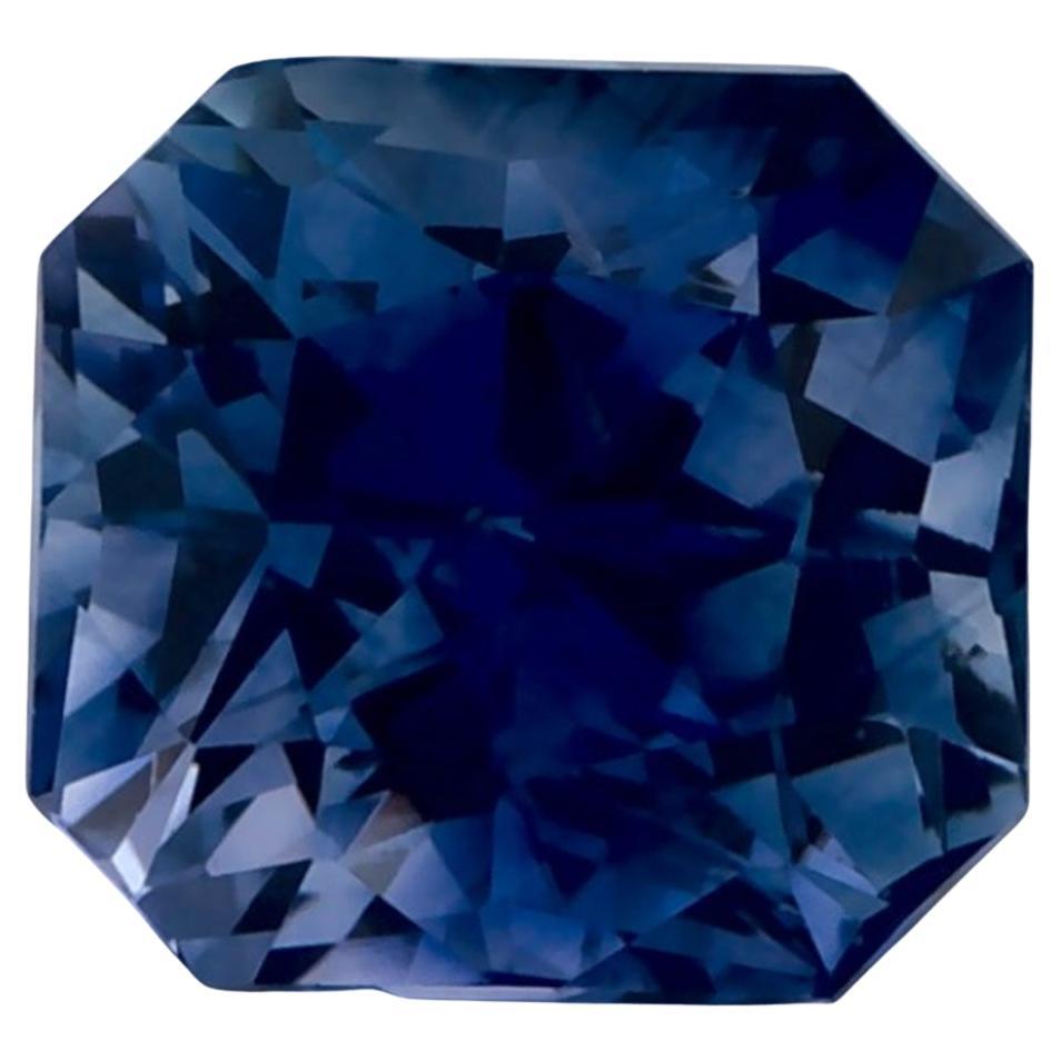 1.84 Ct Blue Sapphire Octagon Cut Loose Gemstone