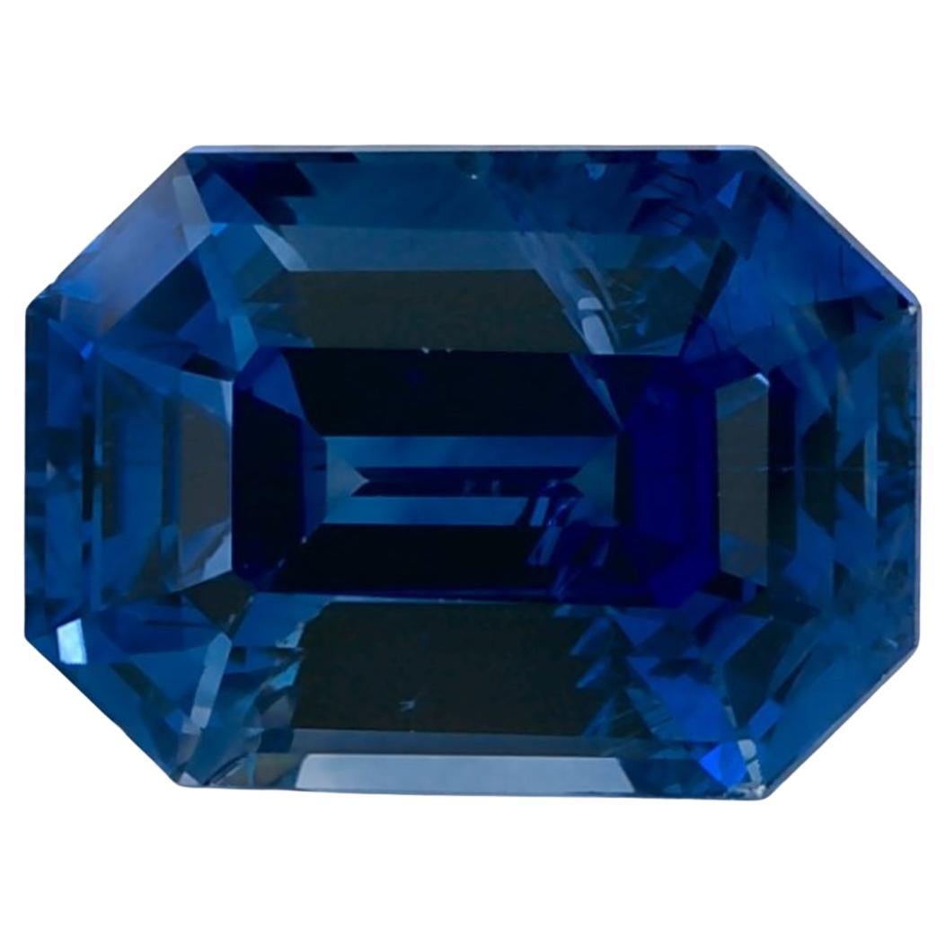 1.84 carati di zaffiro blu ottagonale sfuso