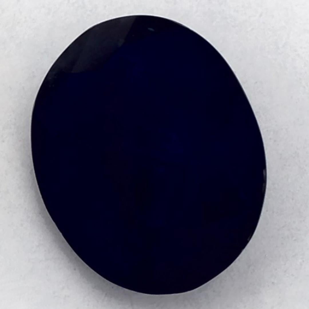 1.84 qt Zafiro Azul Oval Gema Suelta Corte oval en venta