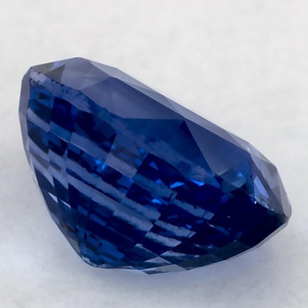 1.84 carati di zaffiro blu ovale sfuso in vendita 1