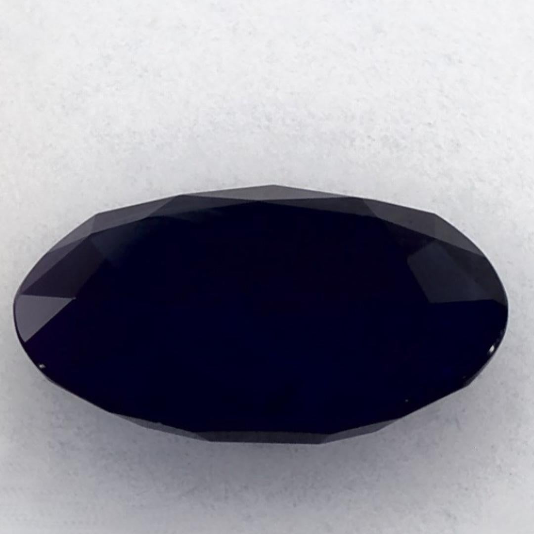 1.84 qt Zafiro Azul Oval Gema Suelta en venta 2