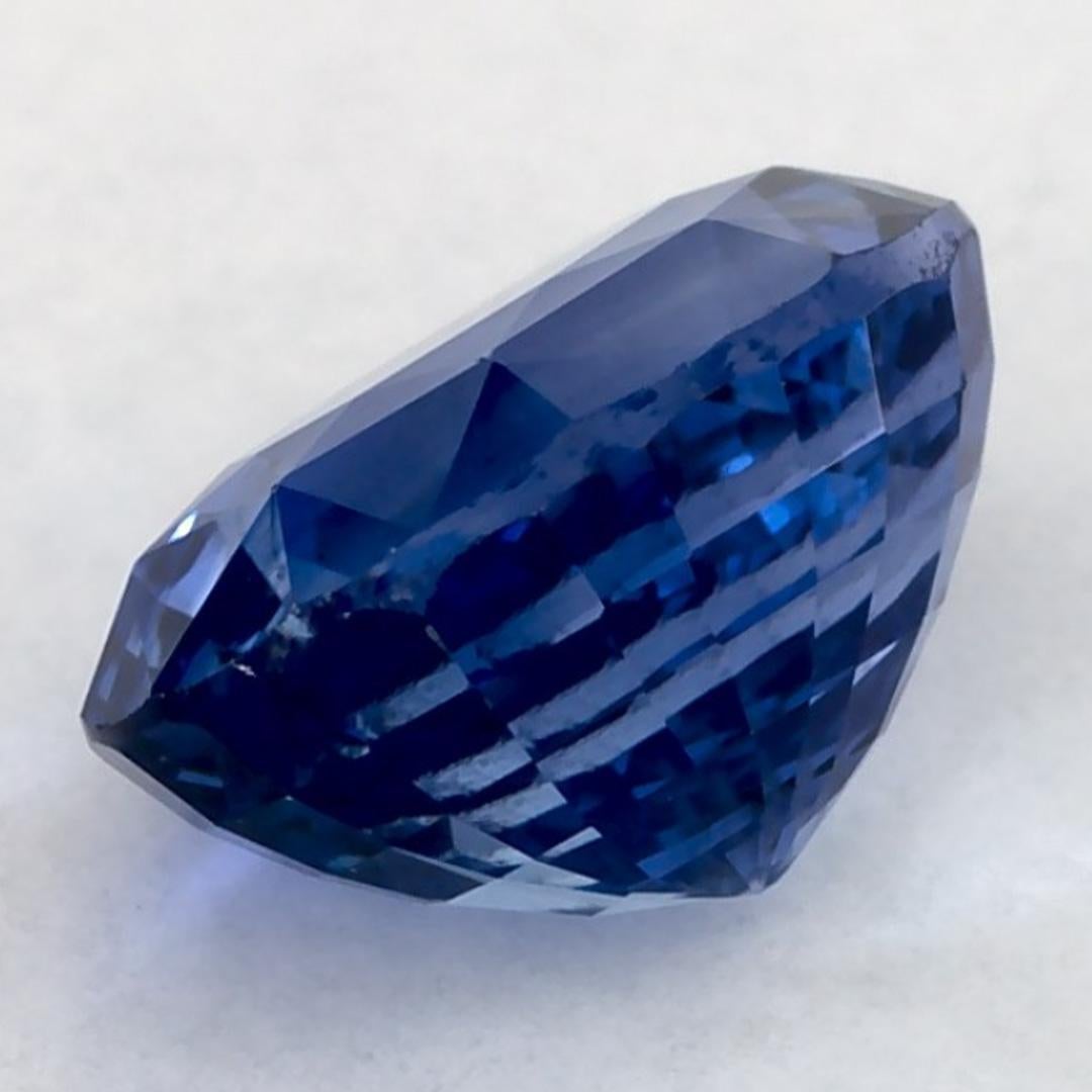 1.84 carati di zaffiro blu ovale sfuso in vendita 3