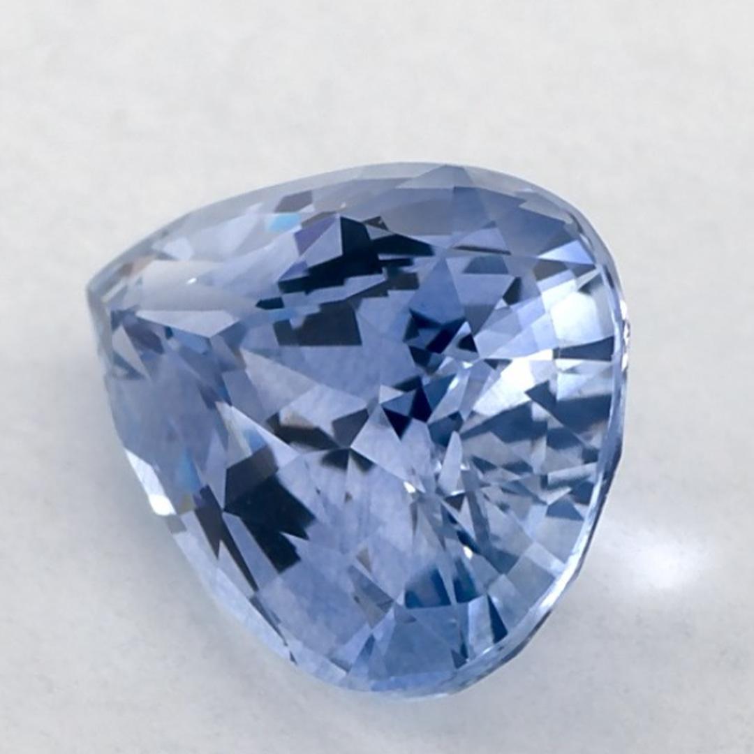 Donna 1.84 carati di zaffiro blu a forma di pera sciolto in vendita