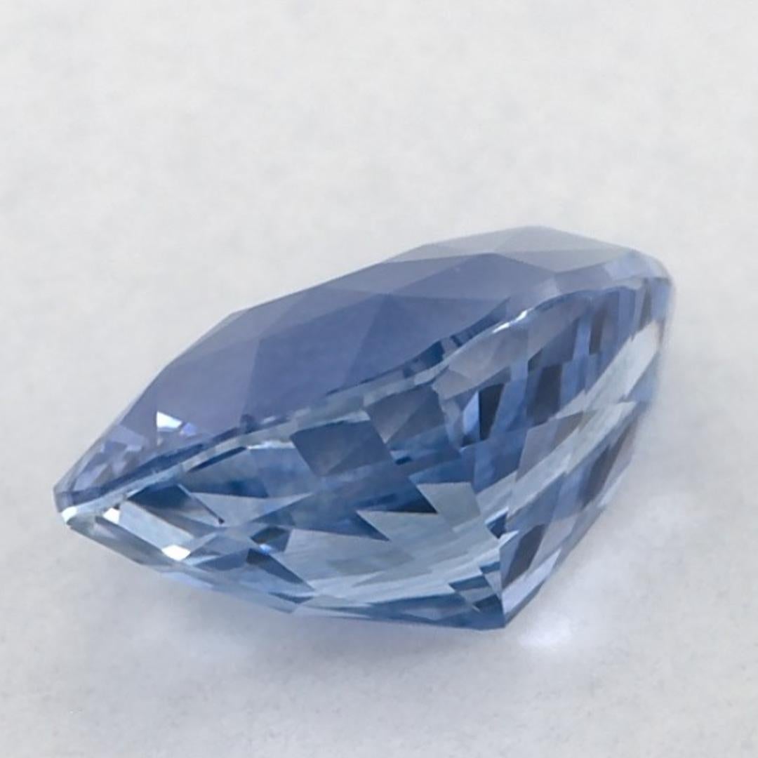 1.84 carati di zaffiro blu a forma di pera sciolto in vendita 3