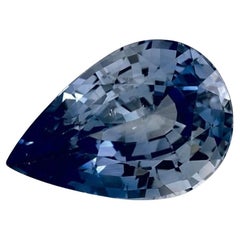 1.84 Karat Blauer Saphir Birne Loser Edelstein