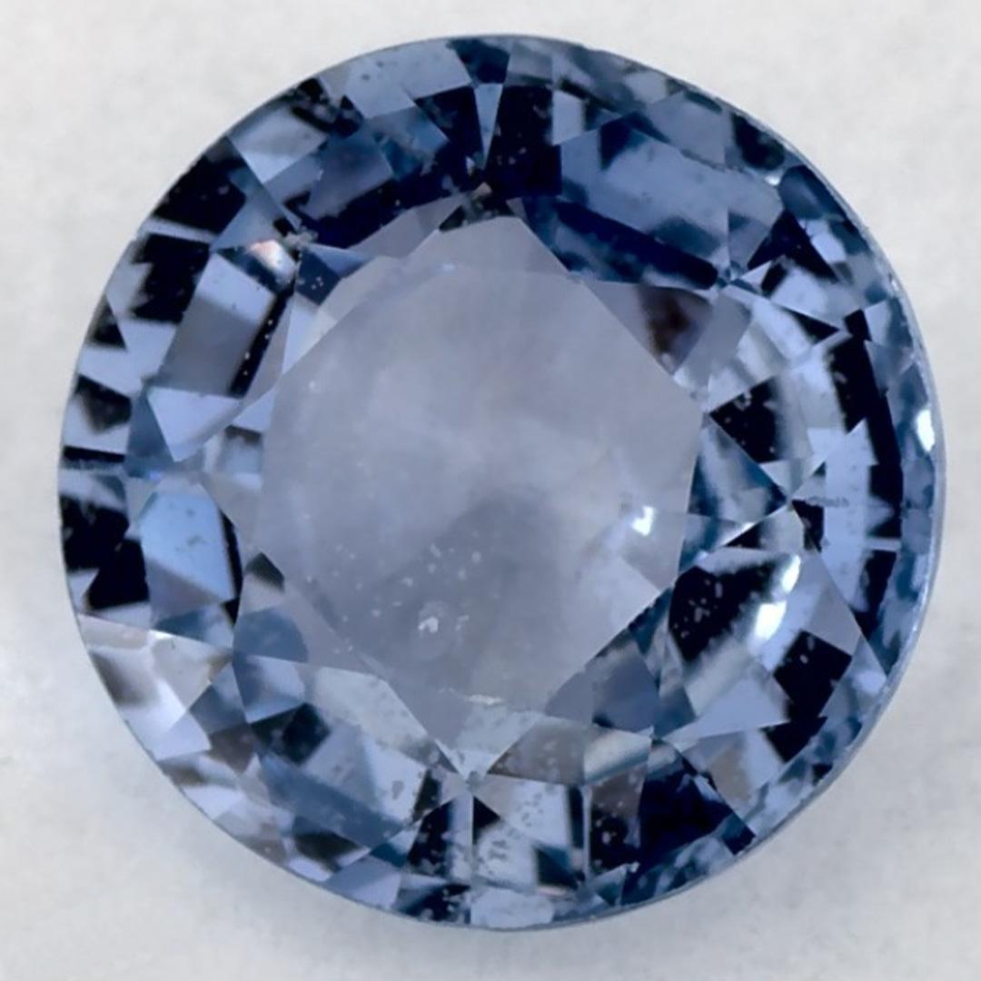 1.84 Karat Blauer runder Saphir, loser Edelstein (Rundschliff) im Angebot