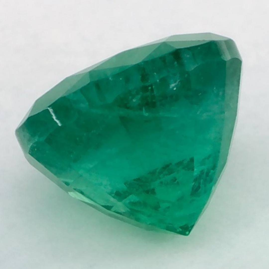 1.84 Ct Emerald Round Loose Gemstone In New Condition For Sale In Fort Lee, NJ