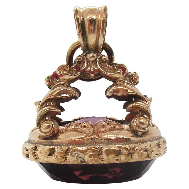 Georgian Watch Fob Late Georgian/Early Victorian 15ct Gold Fancy