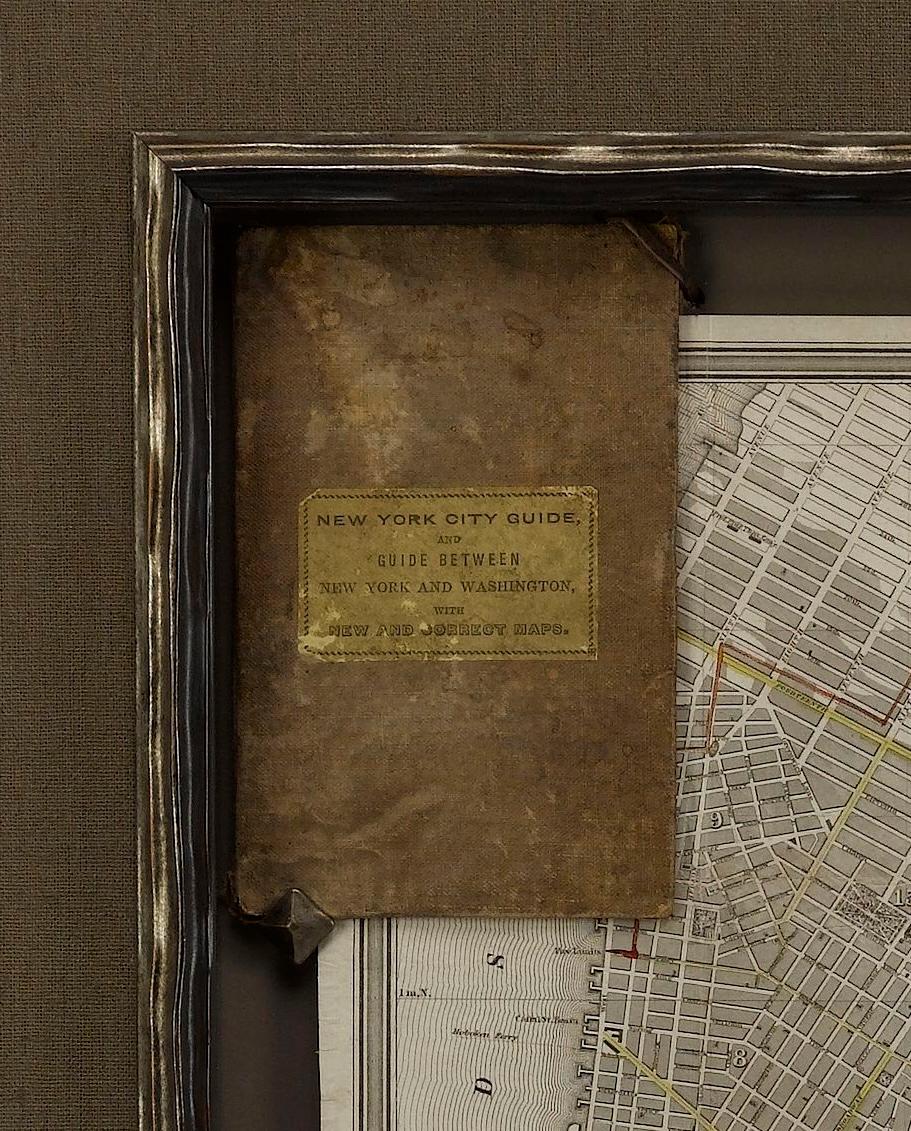 1840 „Neue Karte der Stadt New York mit Teil von Brooklyn & Williamsburg“  (Graviert) im Angebot