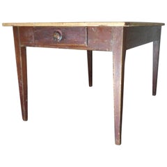 1840 Pine Country Work Dining Table