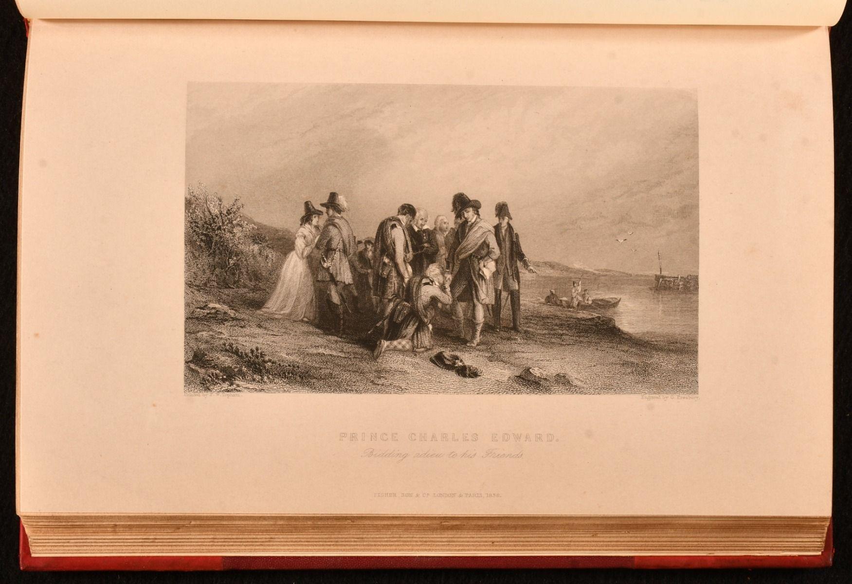 1840 Visites de lieux remarquables : Vieilles salles, champs de bataille et scènes de vie en vente 3