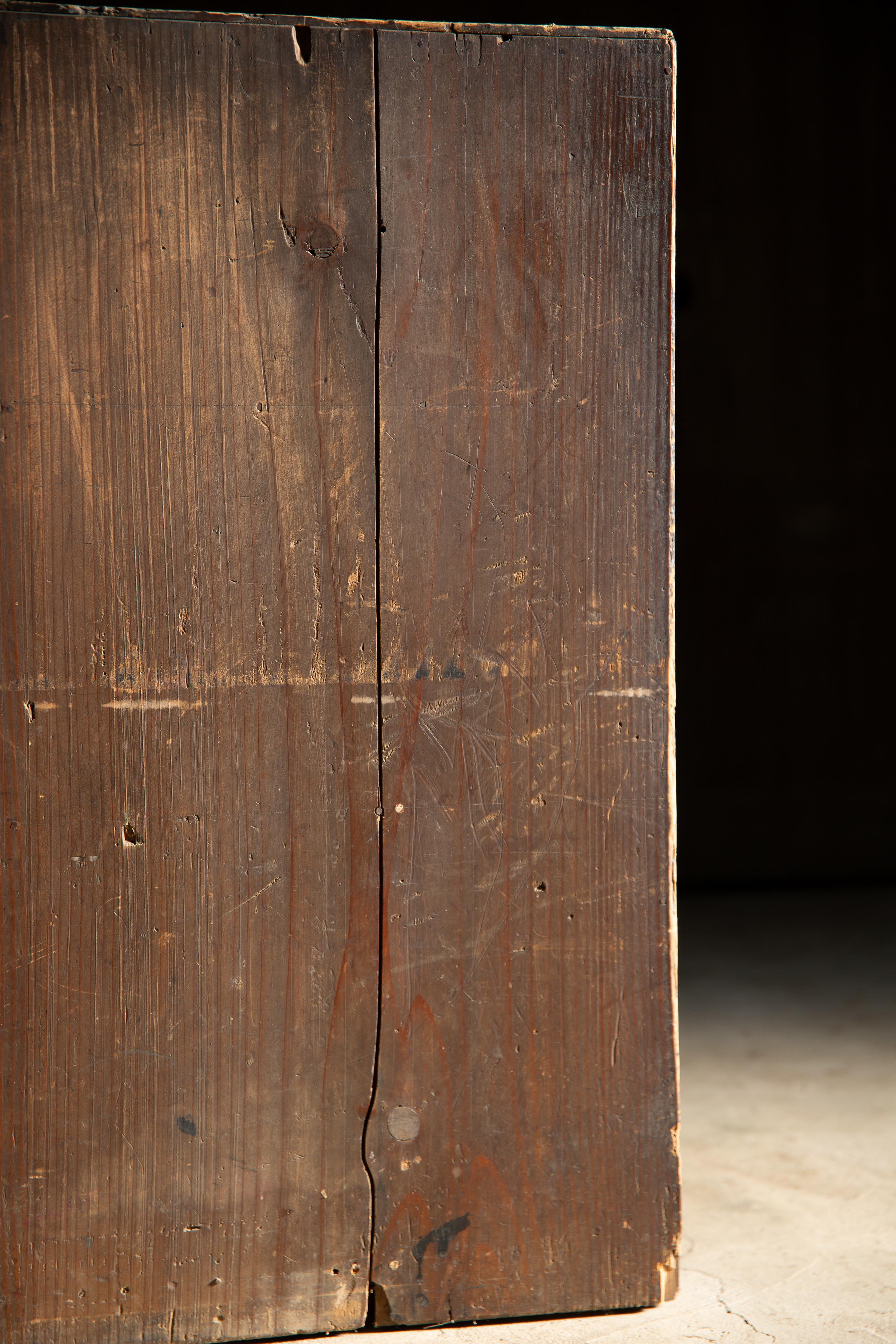 1840s-1860s Edo Japanese antique wabi sabi desk organizer Tansu chest of drawers For Sale 9