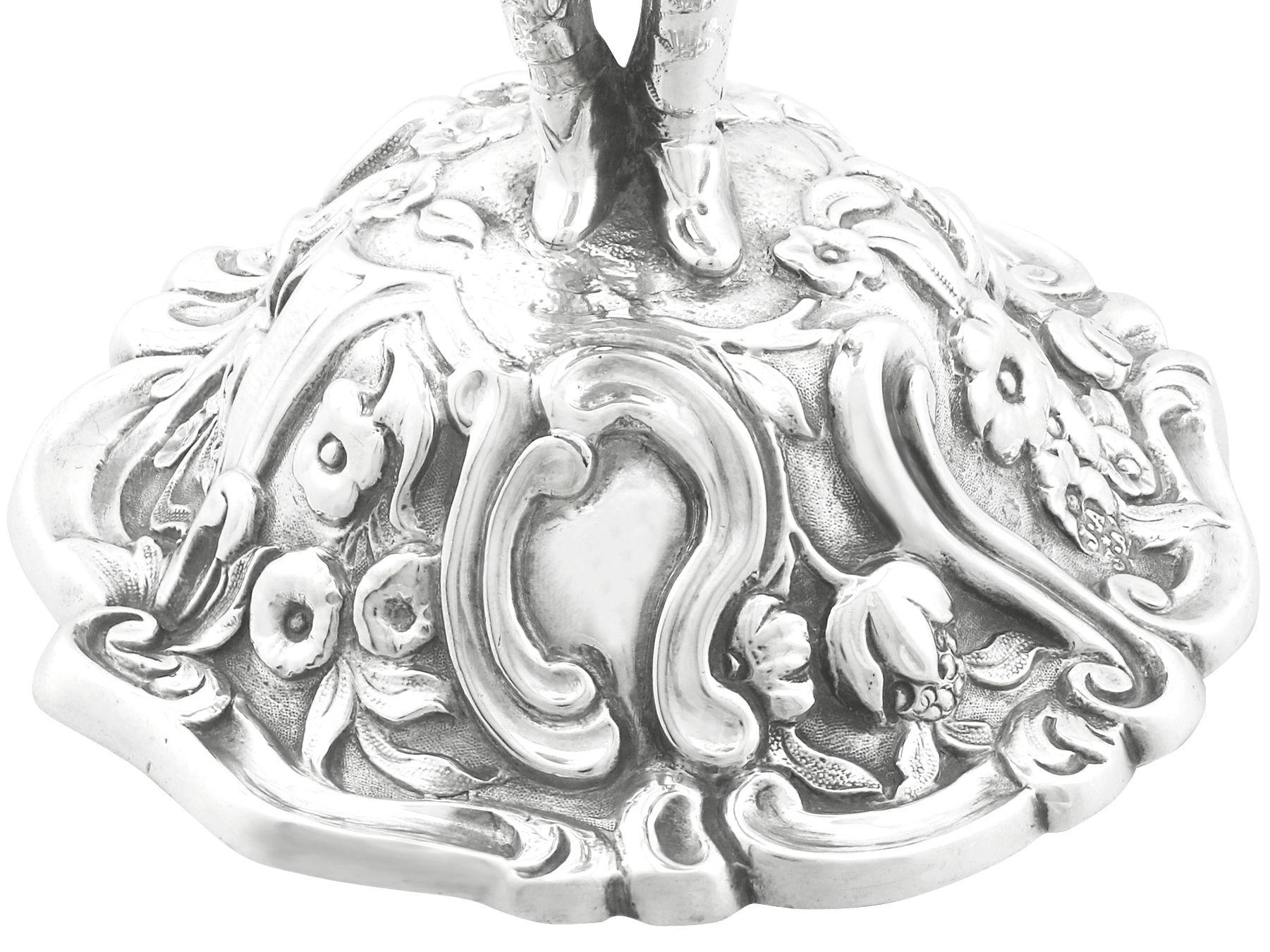 Varilla de arlequín de plata de ley de la década de 1840 Plata esterlina en venta