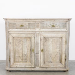 1840s Belgian Bleached Oak Buffet