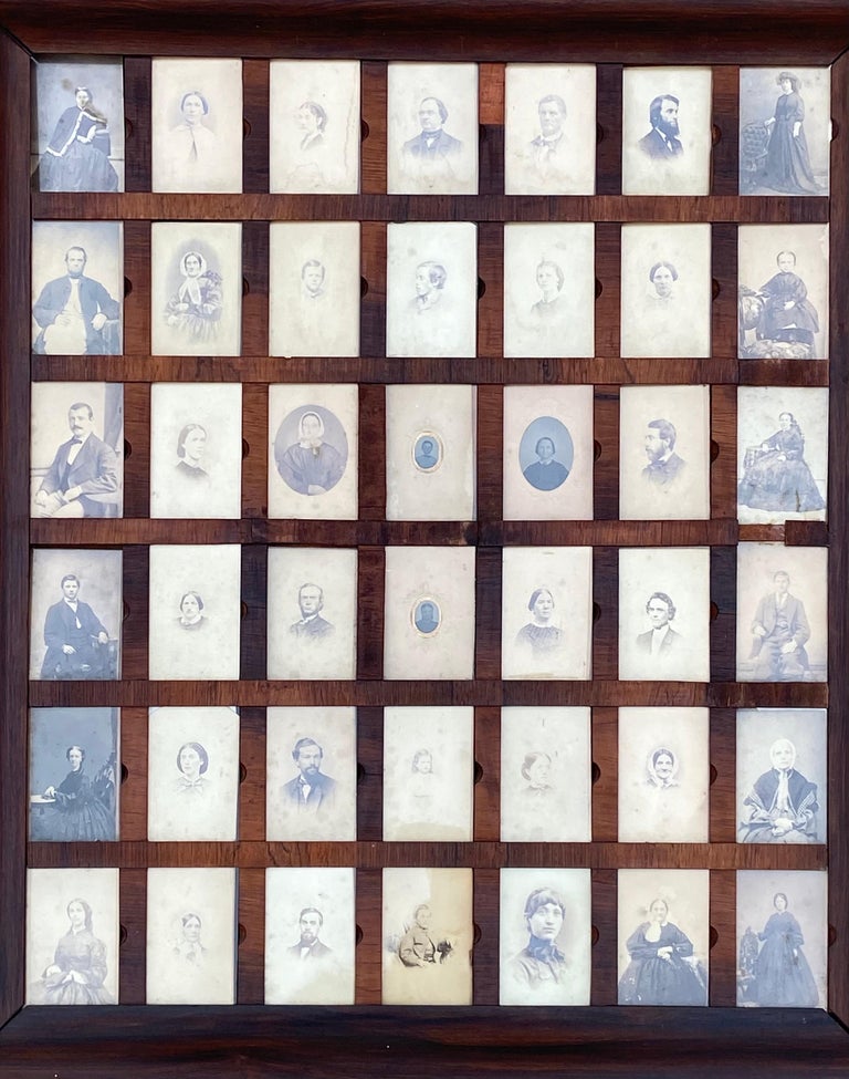 1840’s Collection 42 Photographs in Custom Spring Loaded Antique ...