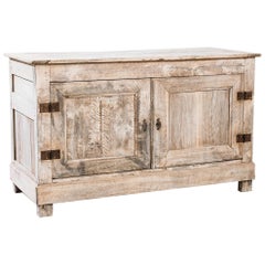 1840s French Bleached Oak Buffet