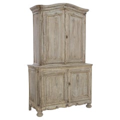 1840s French Bleached Oak Cabinet