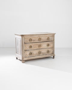 1840s French Bleached Oak Chest of Drawers