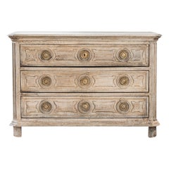 1840s French Bleached Oak Chest of Drawers