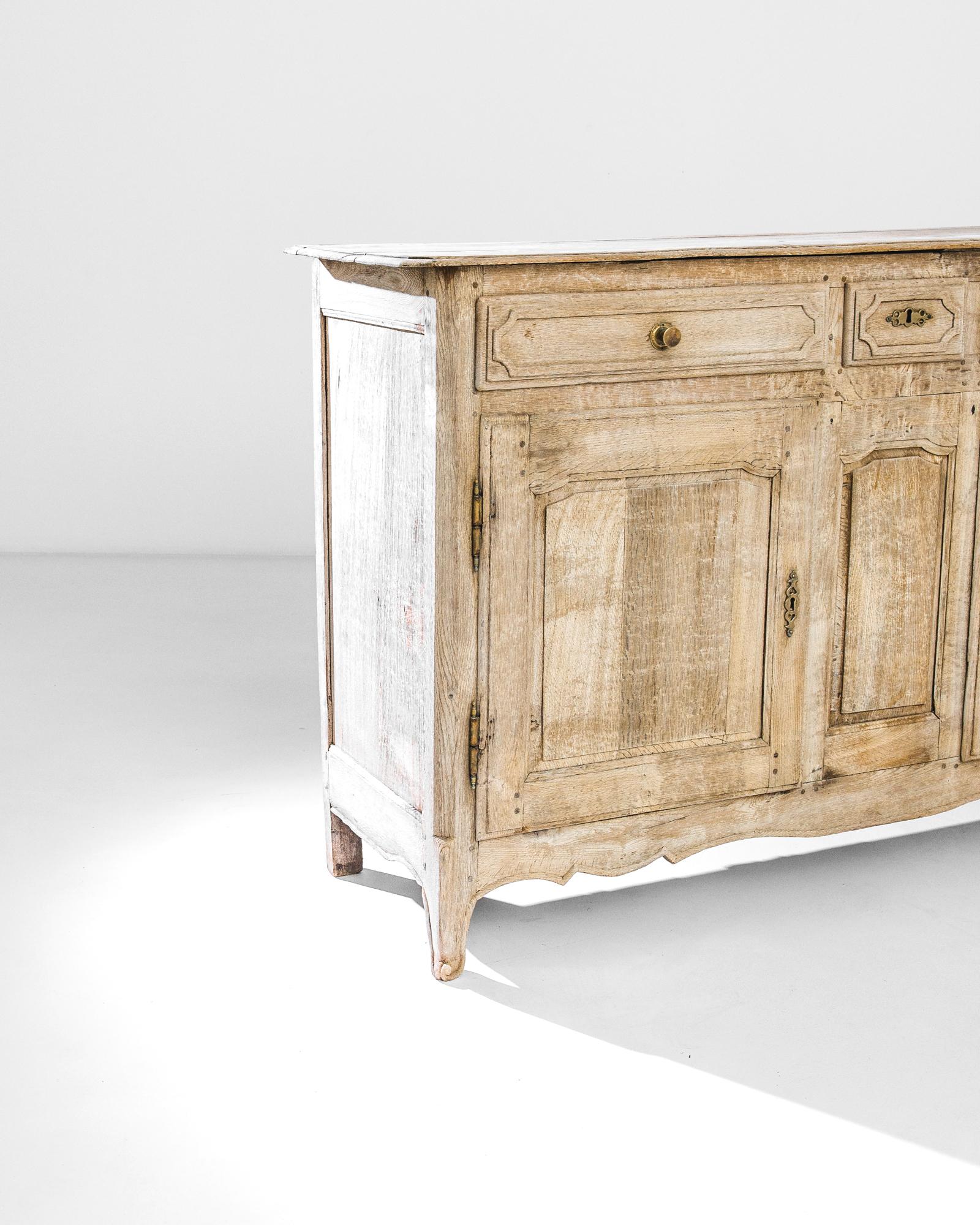 French Provincial 1840s French Oak Buffet