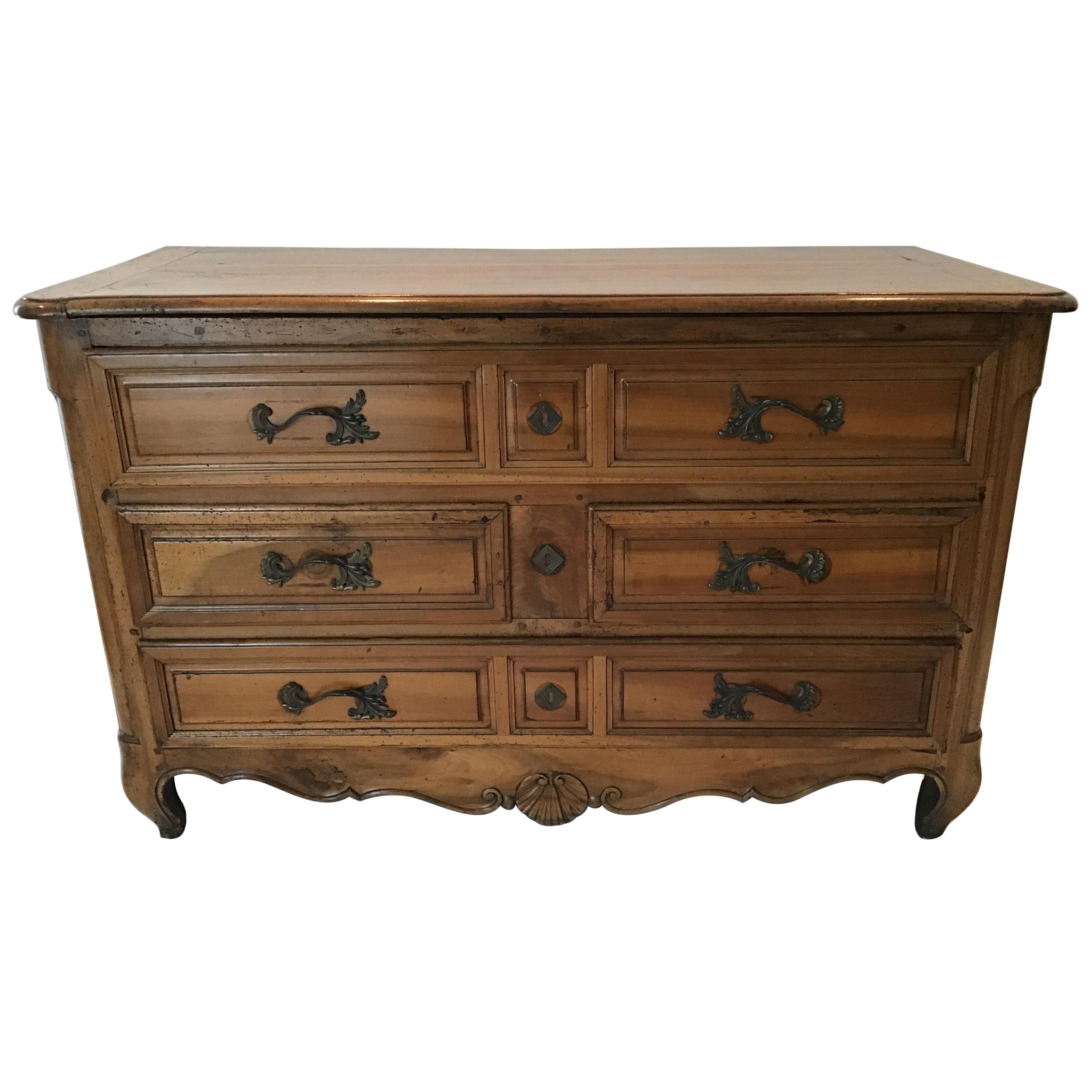 1840s French Provincial Louis XV Chest of Drawers