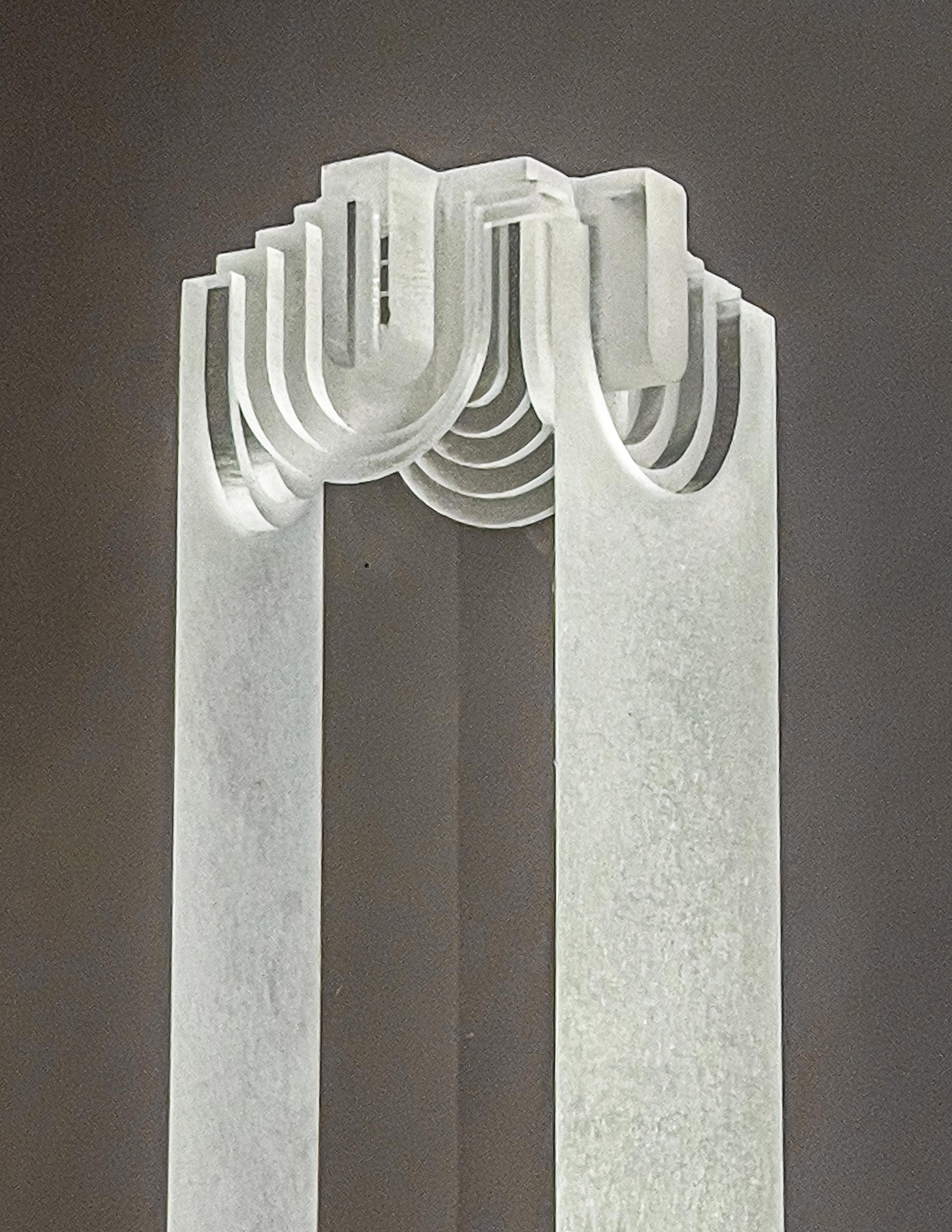 Contemporary 18°40”S Sculptural Lamp by Yonathan Moore, Represented by Tuleste Factory 