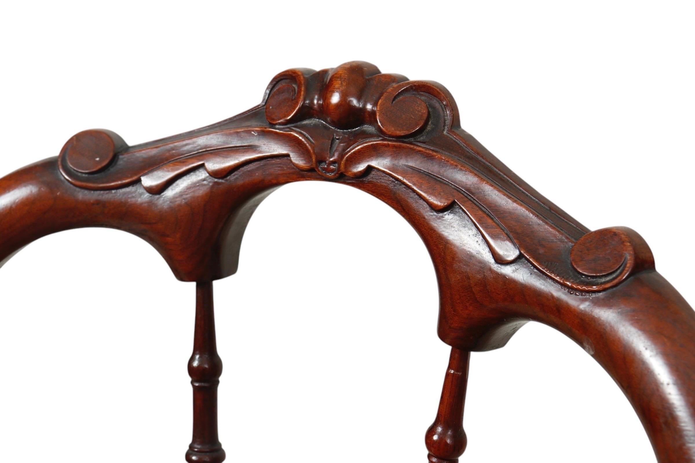 Américain Chaise de salon victorienne de 1840 en vente