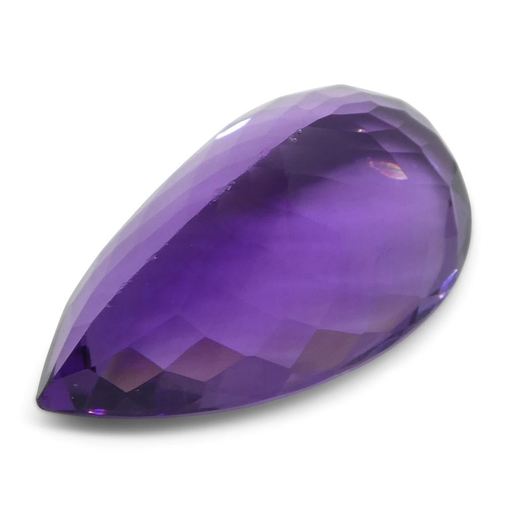 18.42 ct Pear Amethyst For Sale 1